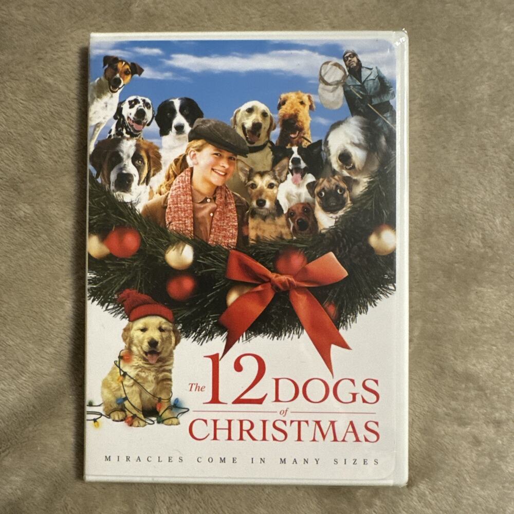 New Sealed- The 12 Dogs Of Christmas DVD